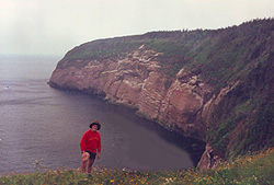 Overlooking the cliffs. (Photo - Matthew Farfan)