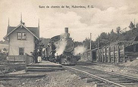 Station, Huberdeau, c.1910. (Photo - Farfan Collection)