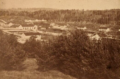Mills, Chelsea, Qc., 1860s / Moulins, Chelsea, Qc., années 1860.