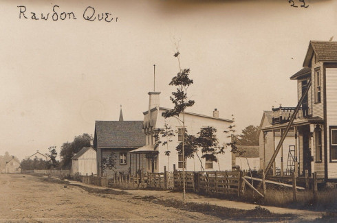 Centreville de Rawdon, vers 1915 / Downtown Rawdon, c.1915
