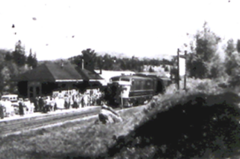 Platform, Morin Heights Station, c.1950s