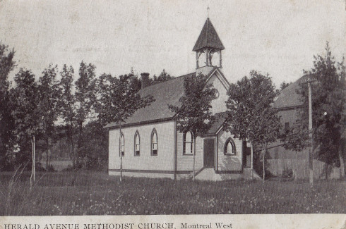 Église méthodiste Herald Avenue, Montreal West, vers 1905 / Herald Avenue Methodist Church, Montreal West, c.1905