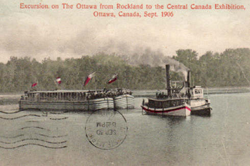 Excursion on the Ottawa River, 1906