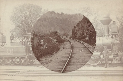 Railway, Gatineau River Valley, near Paugan Falls