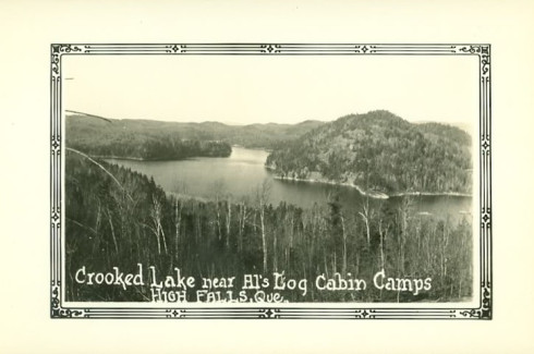 Crooked Lake, près de / near Al's Log Cabin Camps