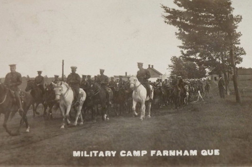 Camp militaire, Farnham, vers 1916 / Military Camp, Farnham, c.1916