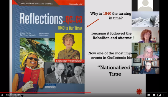 "Fake and Foul: Quebec's History Text Book," featured at QAHN AGM on Zoom (November 14, 2020)