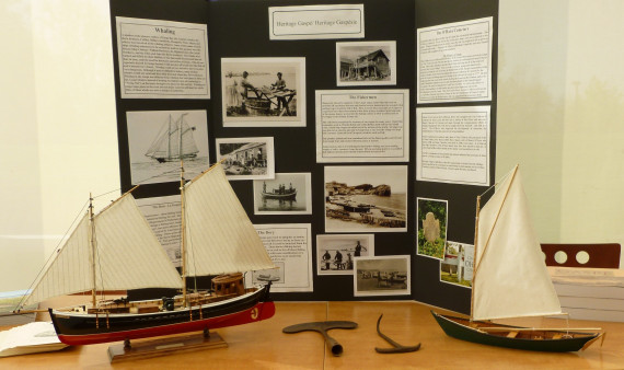 Heritage Gaspé display / Kiosque de Héritage Gaspésie