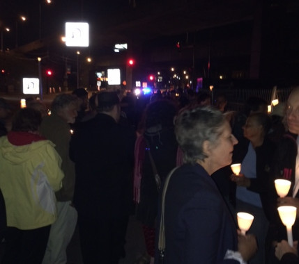 Candlight Vigil, Les Tanneries, Montreal (September 14, 2015)