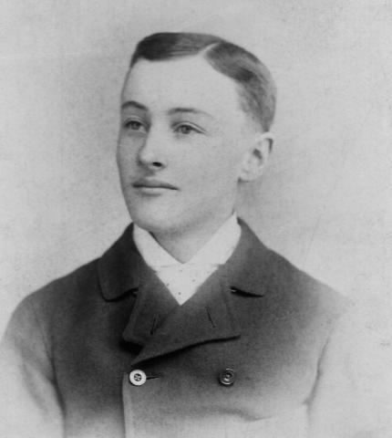 George Foote Foss, at about 20 years old. Photo - courtesy of the author.