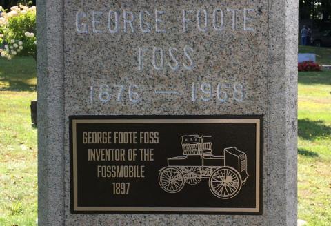 George Foote Foss gravestone, Sherbrooke.
