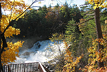 Autumn at the falls, from the lookout. (Photo - Matthew Farfan)