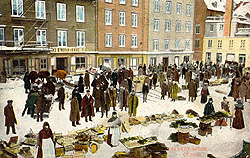 Market scene, c.1900. (Photo - Farfan Collection)