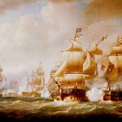 Naval Battle during the Napoleonic Wars. (Photo - Wikipedia)