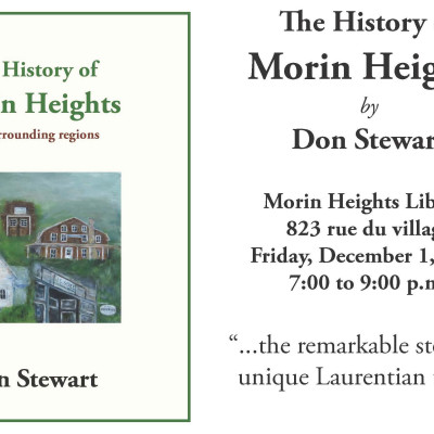 New Book on Morin Heights History, by Don Stewart