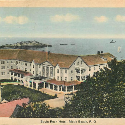 L'Hôtel Boule Rock, carte postale, vers 1935.