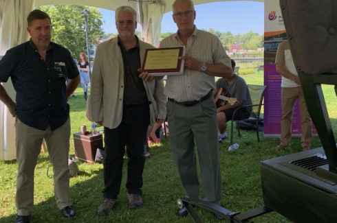 2022 Richard Evans Award presented at Sherbrooke event.
