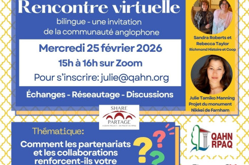 Rencontre "Partage" virtuelle