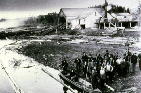 Nadeau's sawmill, Cascapedia.