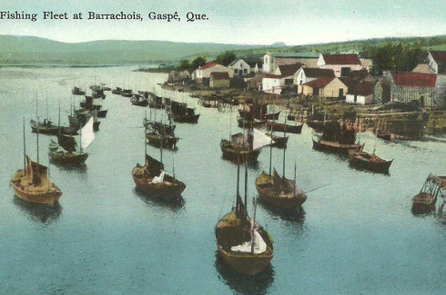 Flottille de pêche, Barrachois, Gaspé, v. 1925 / Fishing fleet, Barrachois, Gaspé, c.1925
