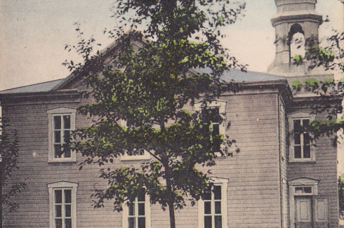 École modèle à Matane, vers 1908 / Model school, Matane, c.1908
