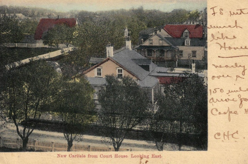 New Carlisle from Courthouse, looking East, c.1905