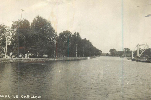 Canal de Carillon, vers 1910 / Carillon Canal, c.1910