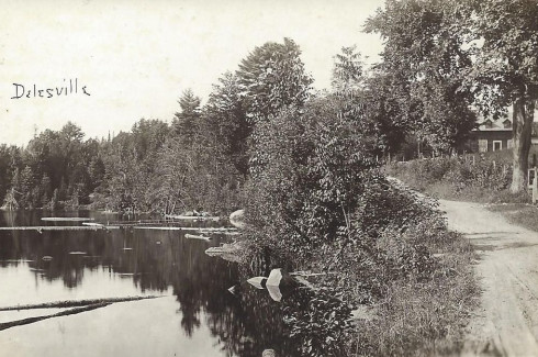 Sur le lac, Dalesville, vers 1920 / On the lake, Dalesville, c.1920