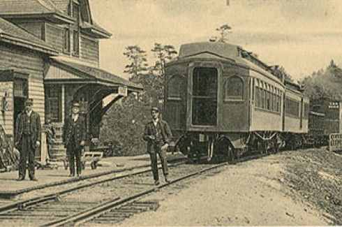 La gare, v.1910 / Train station, c.1910