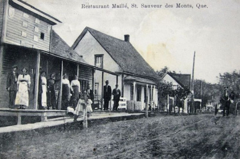 Restaurant Maillé, Saint-Sauveur-des-Monts, 1910