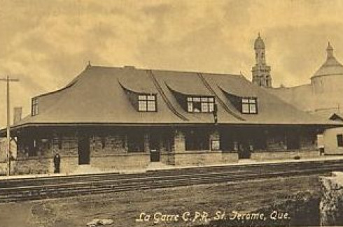 Gare du Canadien Pacifique, v. 1930 / Station, Canadian Pacific Railway, c.1930