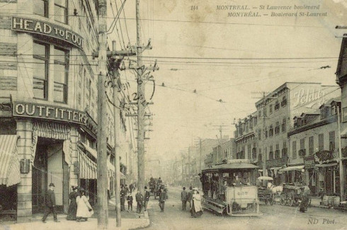 Boulevard Saint-Laurent, vers 1908 / St. Lawrence Boulevard (The Main), c. 1908