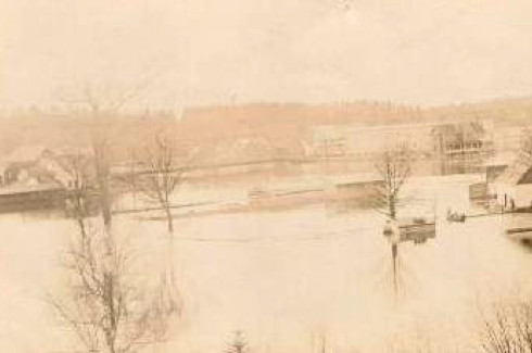 Maniwaki -- Inondation / Flood, 1908