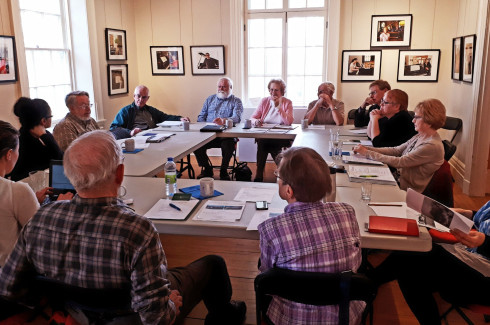 Bi-annual meeting of QAHN, the FHQ, and Eastern Townships heritage organizations (Uplands, Lennoxville, April 24, 2018)