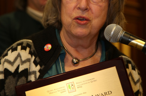 Mary McCutcheon of Park Extension Historical Society (2017 Richard Evans Award Winner)