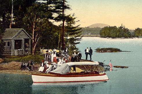 Île Cove - lac Memphrémagog (v. 1905) / Cove Island, Lake Memphremagog (c.1905)