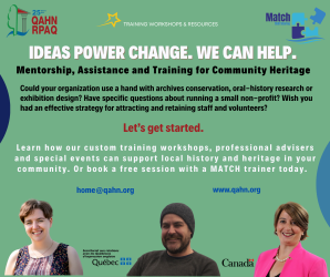 Mentorship, Assistance and Training for Community Heritage (MATCH)