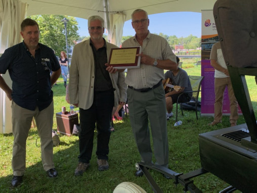 2022 Richard Evans Award presented at Sherbrooke event.