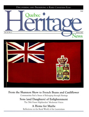 Quebec Heritage News Spring 2023 cover