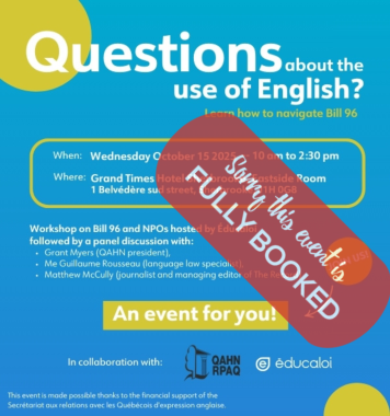 Workshop on the use of English...