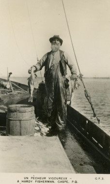 Un pêcheur vigoureux / A hardy fisherman, Gaspé