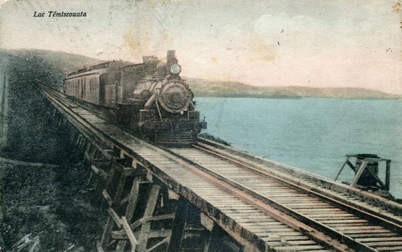 Railway, Lake Temiscouata, c.1910