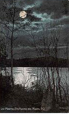La lune sur le lac Manitou / Moonlight on Lake Manitou