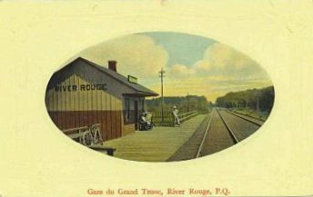 La gare du Grand-Tronc / Station, Grand Trunk Railway (vers / circa 1908)