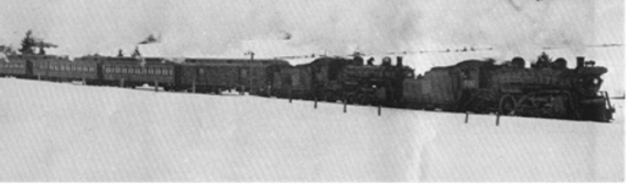 Laurentian Train in Winter