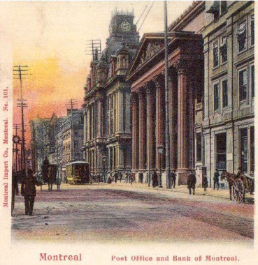Bureau de poste et Banque de Montréal / Post Office and Bank of Montreal