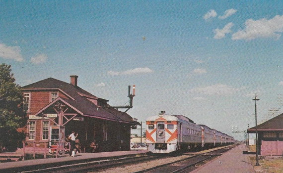 Train station, Dorval, 1970 / Gare de Dorval, 1970