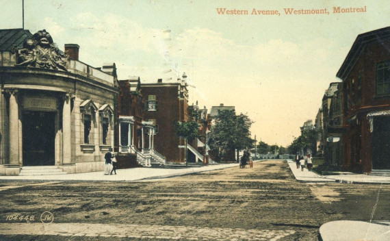 Avenue Western / Western Avenue, Westmount, 1906