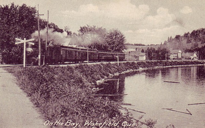 Railway, from the bay, c.1920s