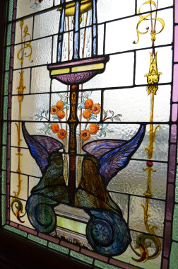 Stained glass, Château Dufresne